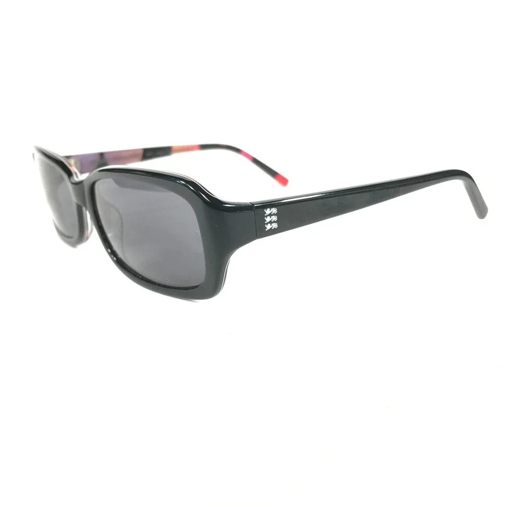 Black Women’s Sunglasses with Patterned Temples - Picture 5 of 12